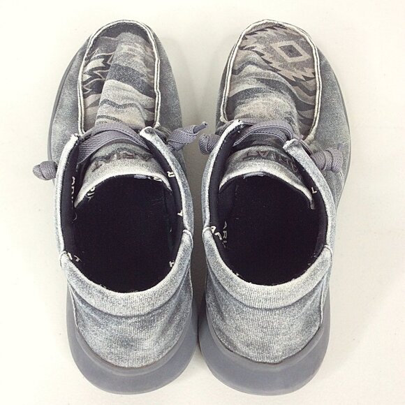 Ariat Hilo Stretch Mens 9 Slip On Shoes Loafer Casual Southwestern Aztec Canvas - Picture 7 of 10